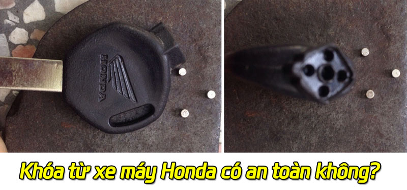 cấu tạo khóa từ xe máy Honda