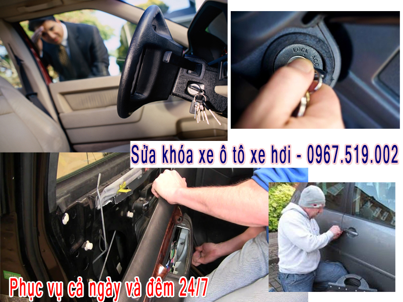 thợ sửa khóa xe hơi chuyên nghiệp ở Hà Nội